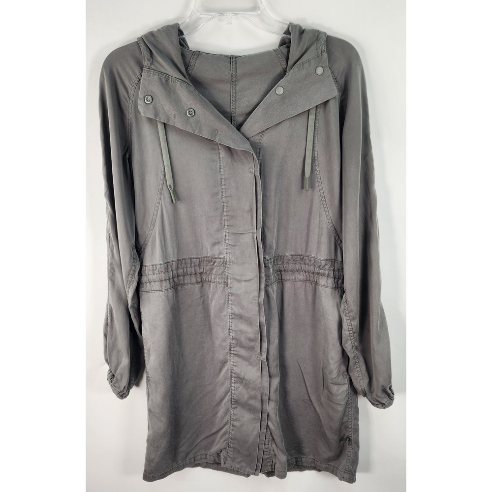 Lululemon City Stroll Jacket Women's M Sage Green Hooded Trench Parka
